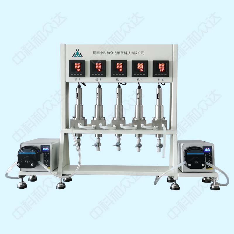 蠕動泵供料試驗型離心萃取設備.jpg 蠕動泵供料試驗型離心萃取設備.jpg